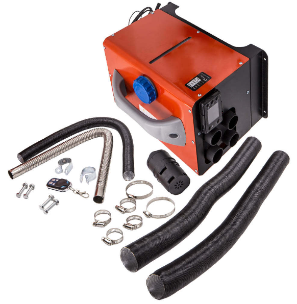 12V 8KW Diesel Air Heater With LCD Thermostat & 10L Tank For RV Truck Boat